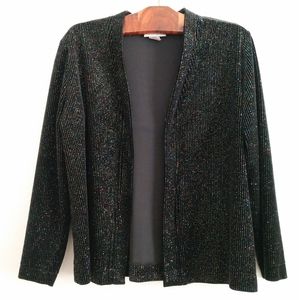 Sparkly Evening Jacket Multi-colored Metallic SMALL Chest 38"